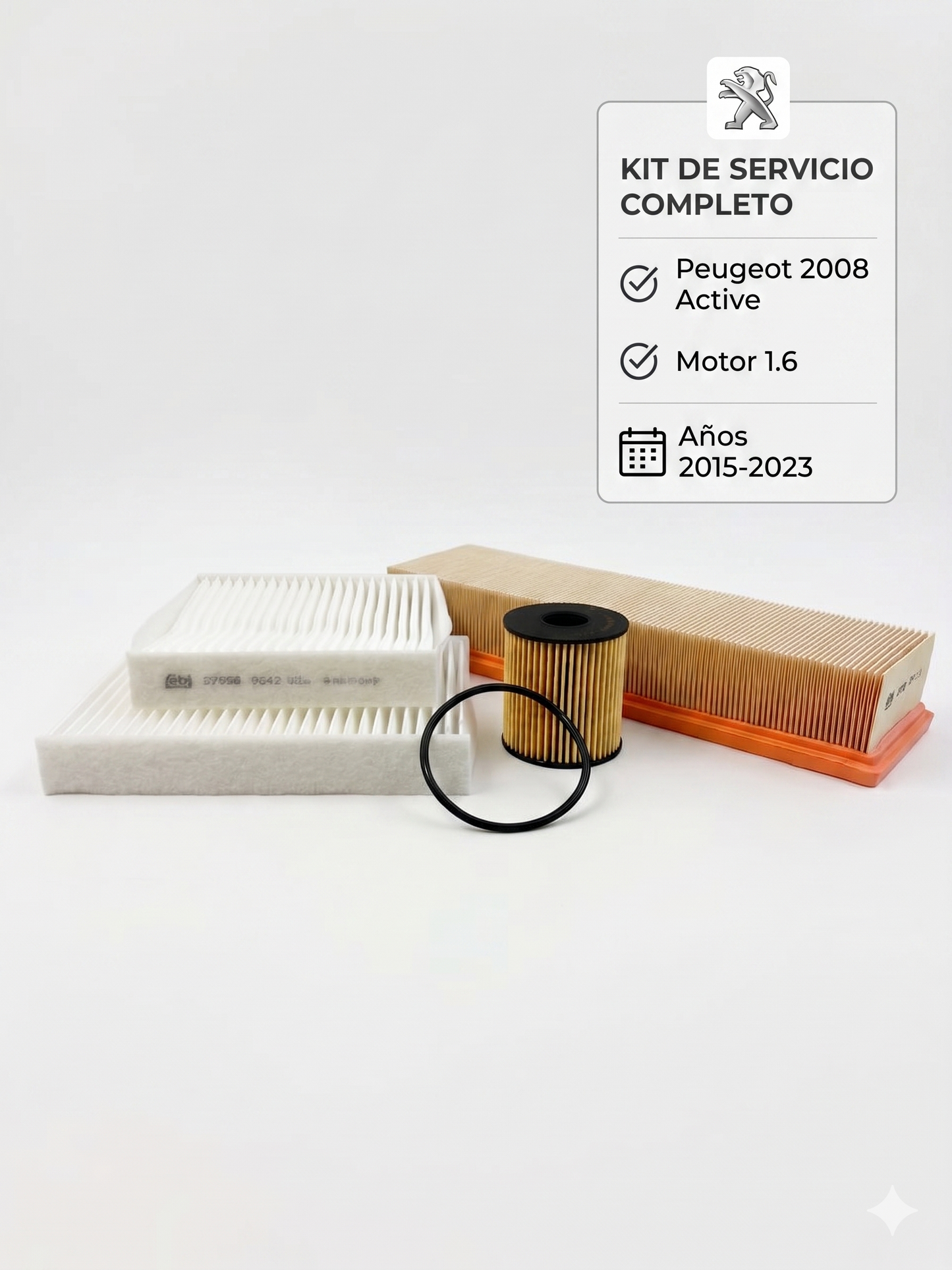 Kit Filtros Peugeot 2008 Active 1.6