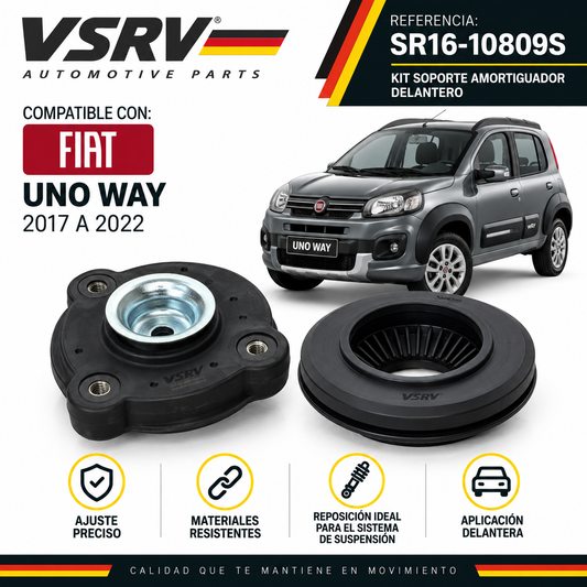 Kit Soporte Amortiguador Delantero Fiat Uno Way 1.4