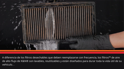 FILTRO AIRE K&N FORD FIESTA 1.6