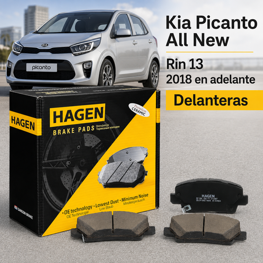 Pastillas Freno Para Kia Picanto All New (rin 13 )